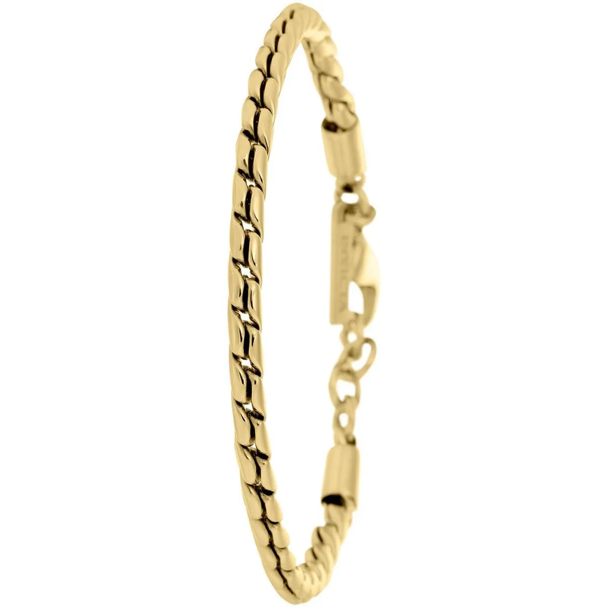 Invicta Men's Bracelet - Elements Yellow Stainless Steel Hook Buckle Clasp | 39613