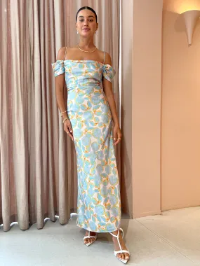 Issy Daphne Dress in Pearl
