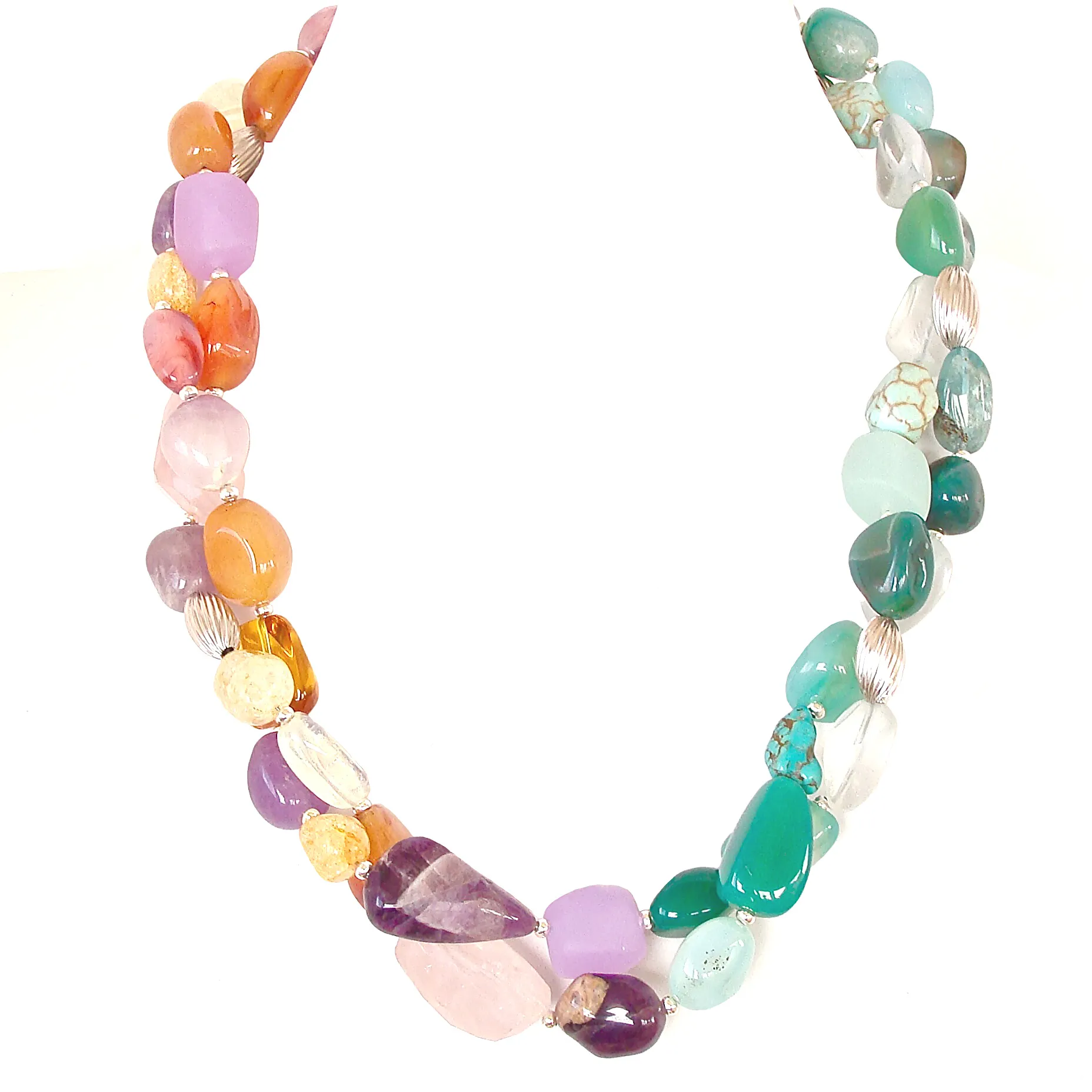 Joy: Multicolor Stone Necklace