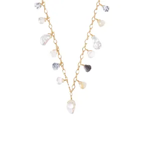 Keshi Pearl Mix Necklace