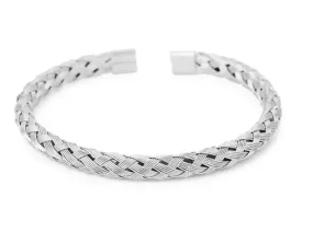 Knitted Bangle Cuff Bracelets for Men