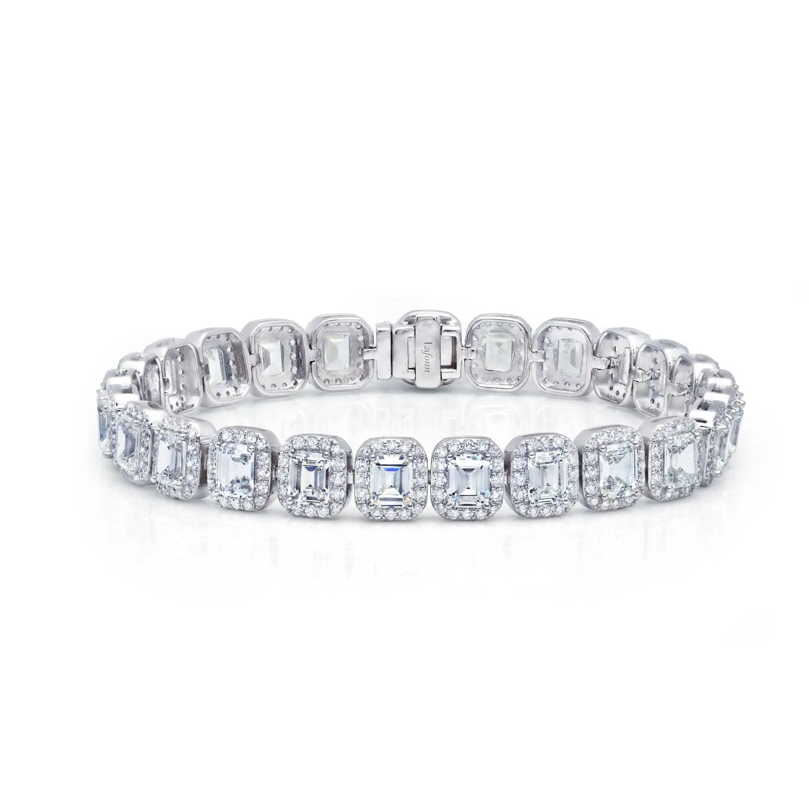 Lafonn Classic Emerald Diamond Bracelet B0039CLP72