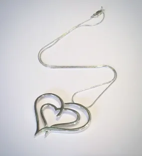 Large Double Heart Pendant 2