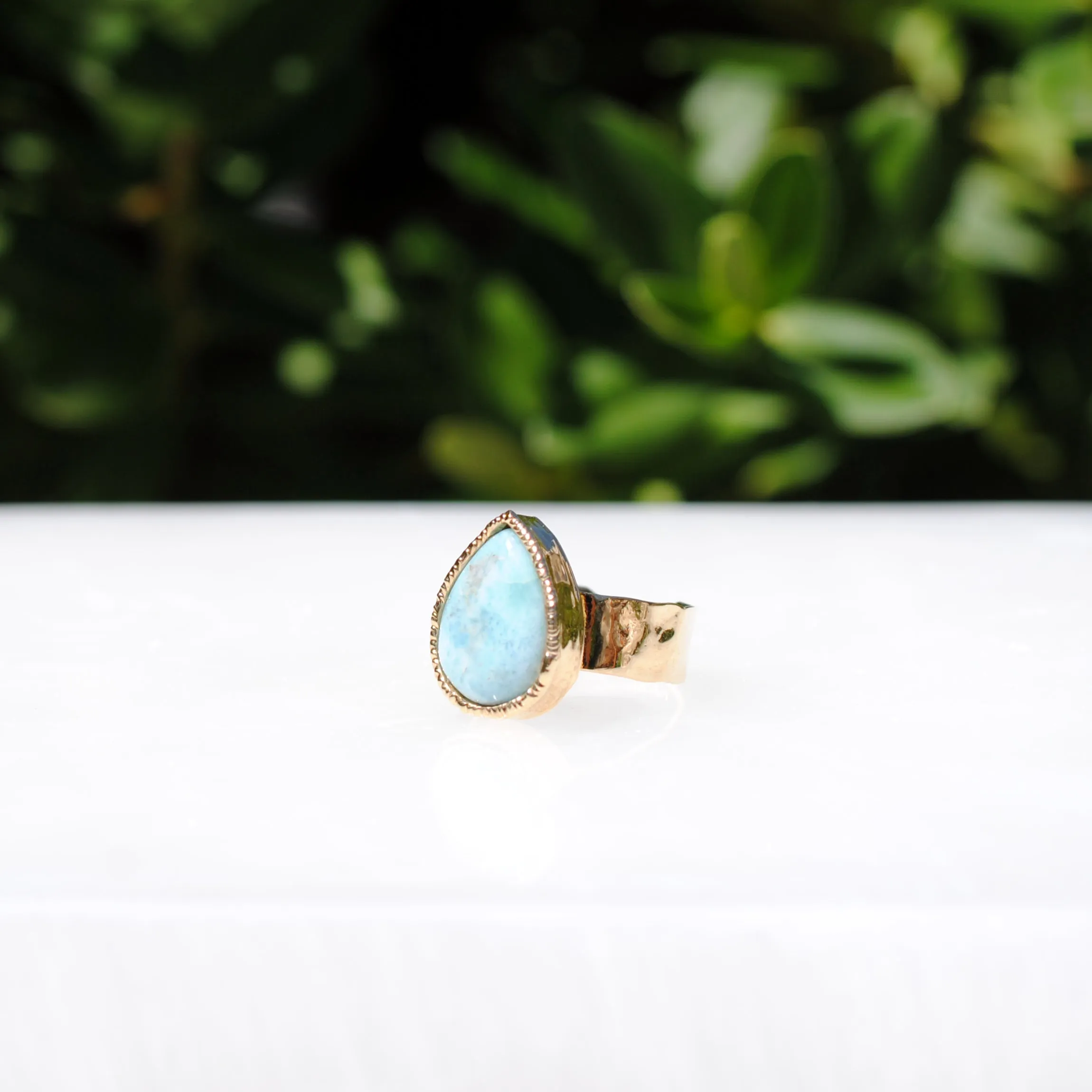 Larimar Signature Ring