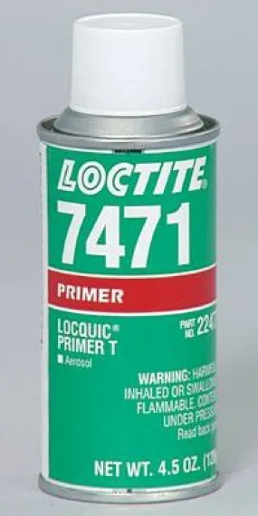 Loctite 22477 7471 Primer T, 4.5 oz Aerosol Can, Amber (10 Cans)