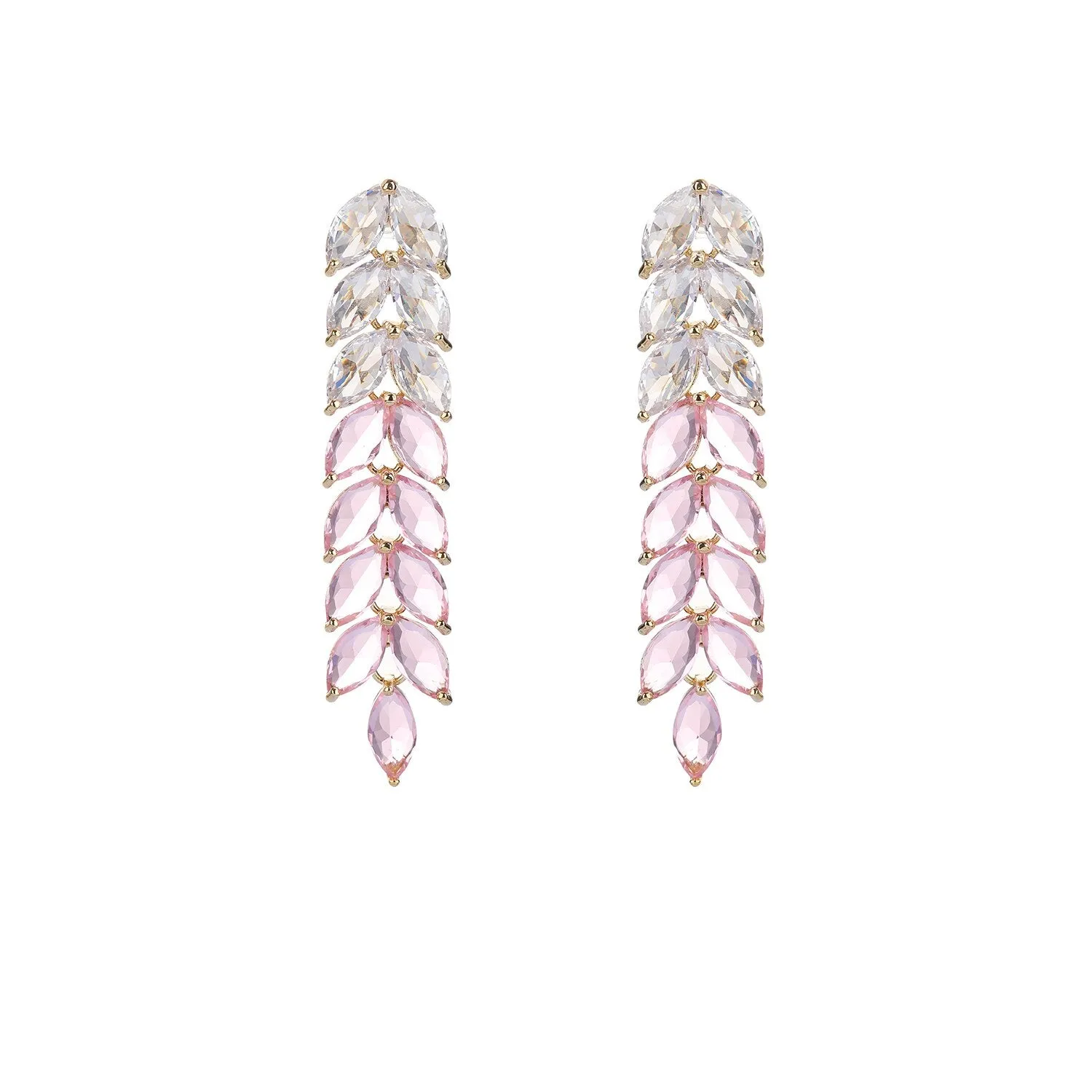 Luxury Cubic Zircon CZ Earrings,Chains Style Birthday Party Wedding Gift Fine New Jewelry CE11152