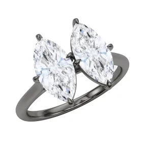 Marquise Twin Diamond Ring