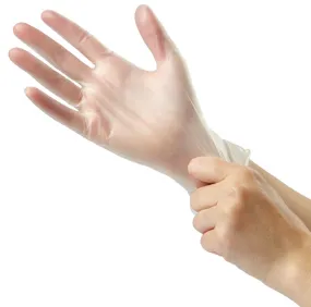Medline - Glide-On Powder-Free Vinyl Exam Gloves - Box