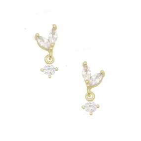 Milan Zircon Drop Studs