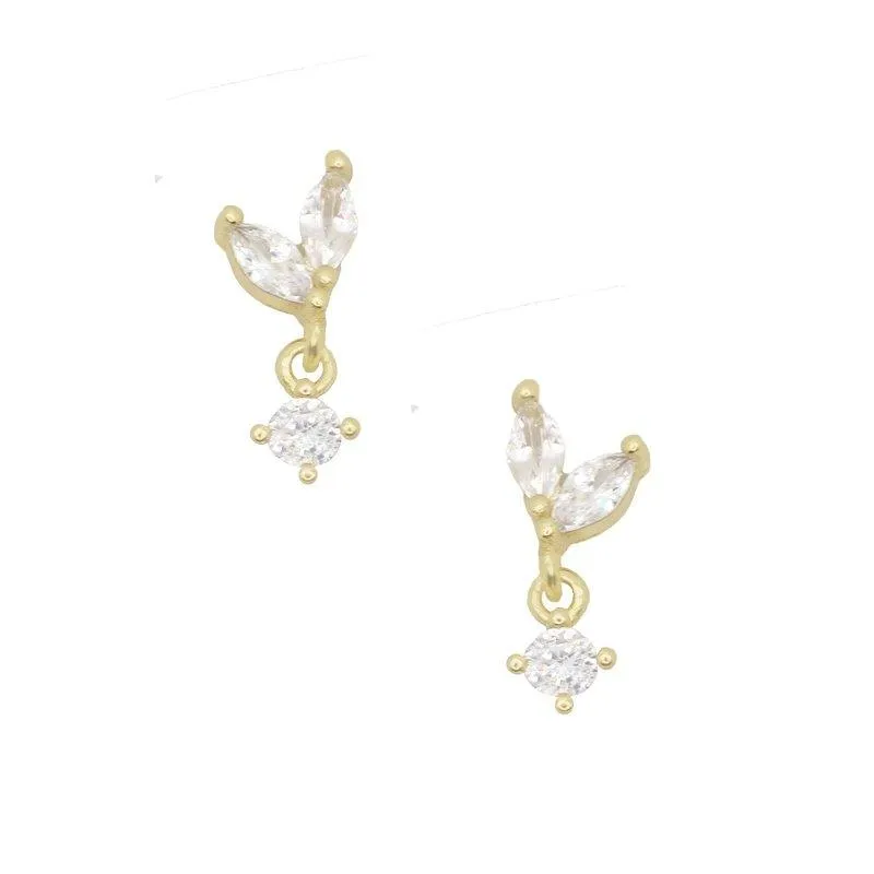 Milan Zircon Drop Studs