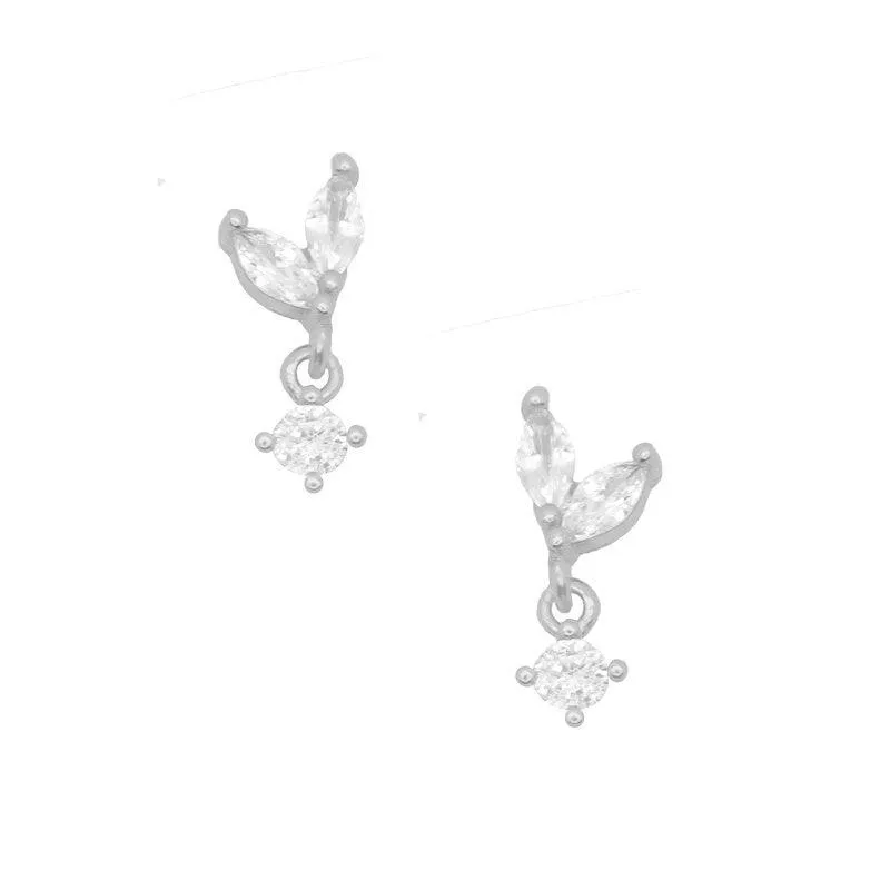 Milan Zircon Drop Studs