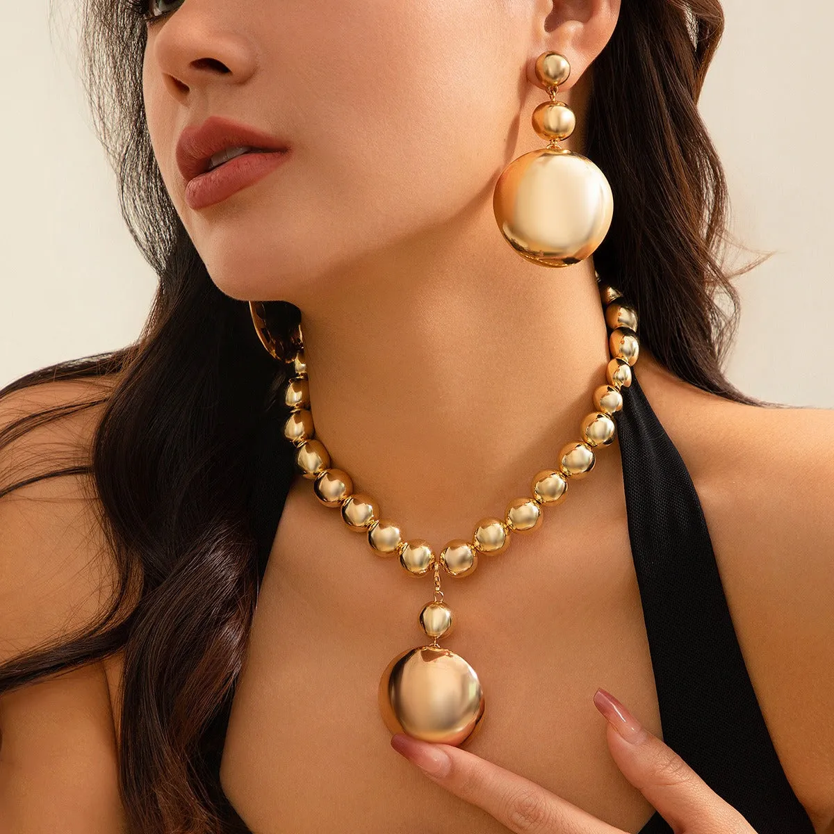 Minimalist Beaded Necklace  for women