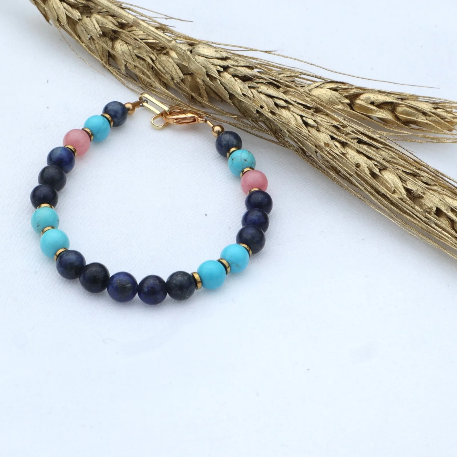 Mixed Lapis  Bracelet