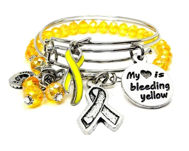 My Heart Is Bleeding Yellow Catalog 3 Piece Collection