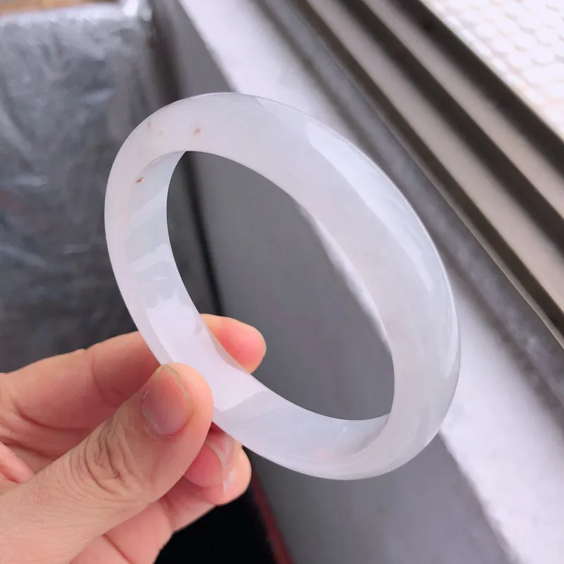Natural Jade Bangle Jadeite Bangle Internal Diameter 59.7mm NBE056
