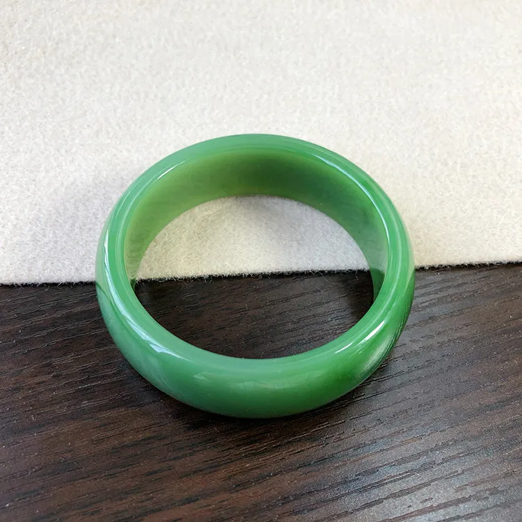 Natural Jade Bangle Nephrite Bangle Internal Diameter 59.3mm NBE003