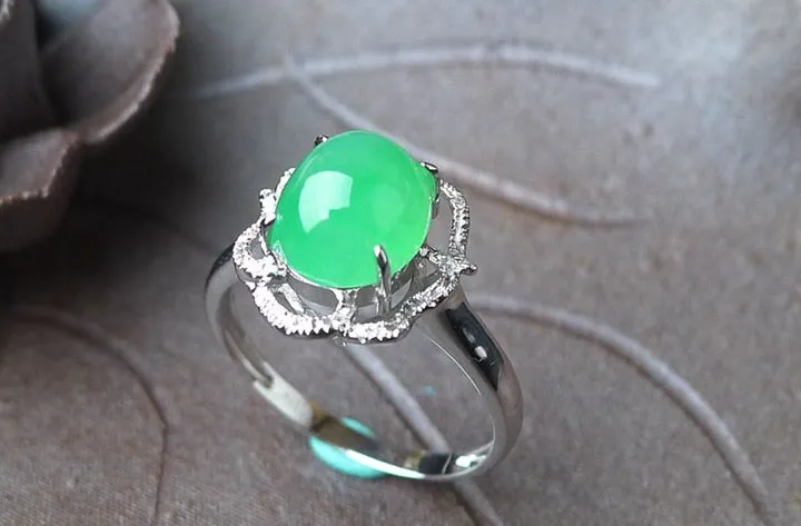 Natural Jade Ring Jadeite Ring TP24