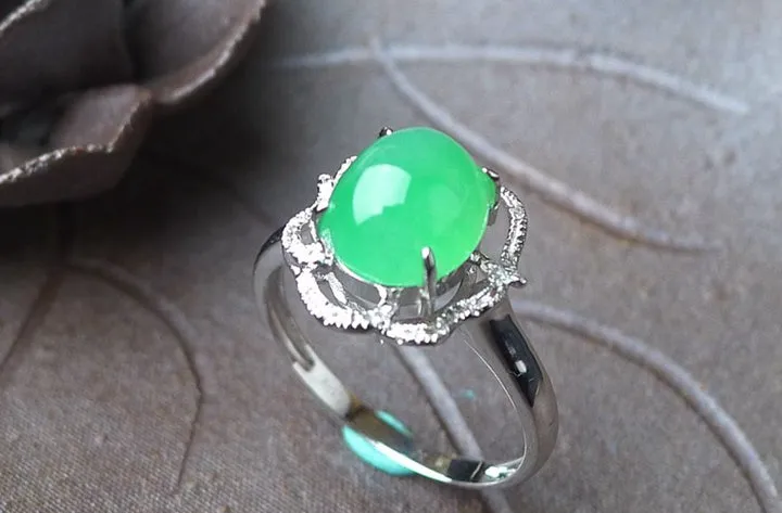 Natural Jade Ring Jadeite Ring TP24