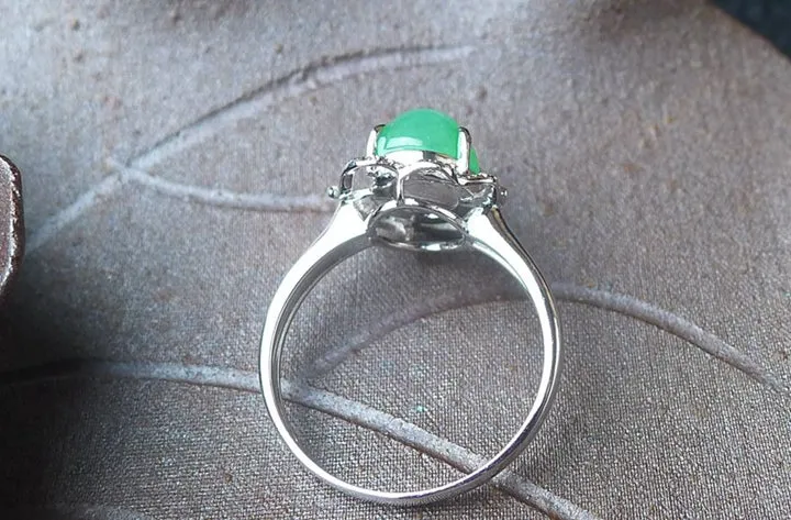 Natural Jade Ring Jadeite Ring TP24