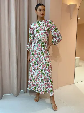 Palm Noosa Melrose Dress in Pink Blooms