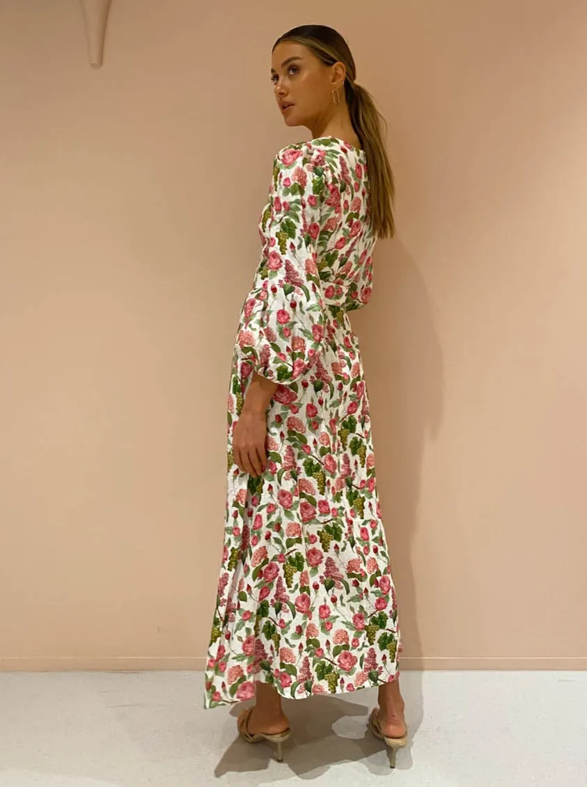 Palm Noosa Melrose Dress in Pink Blooms