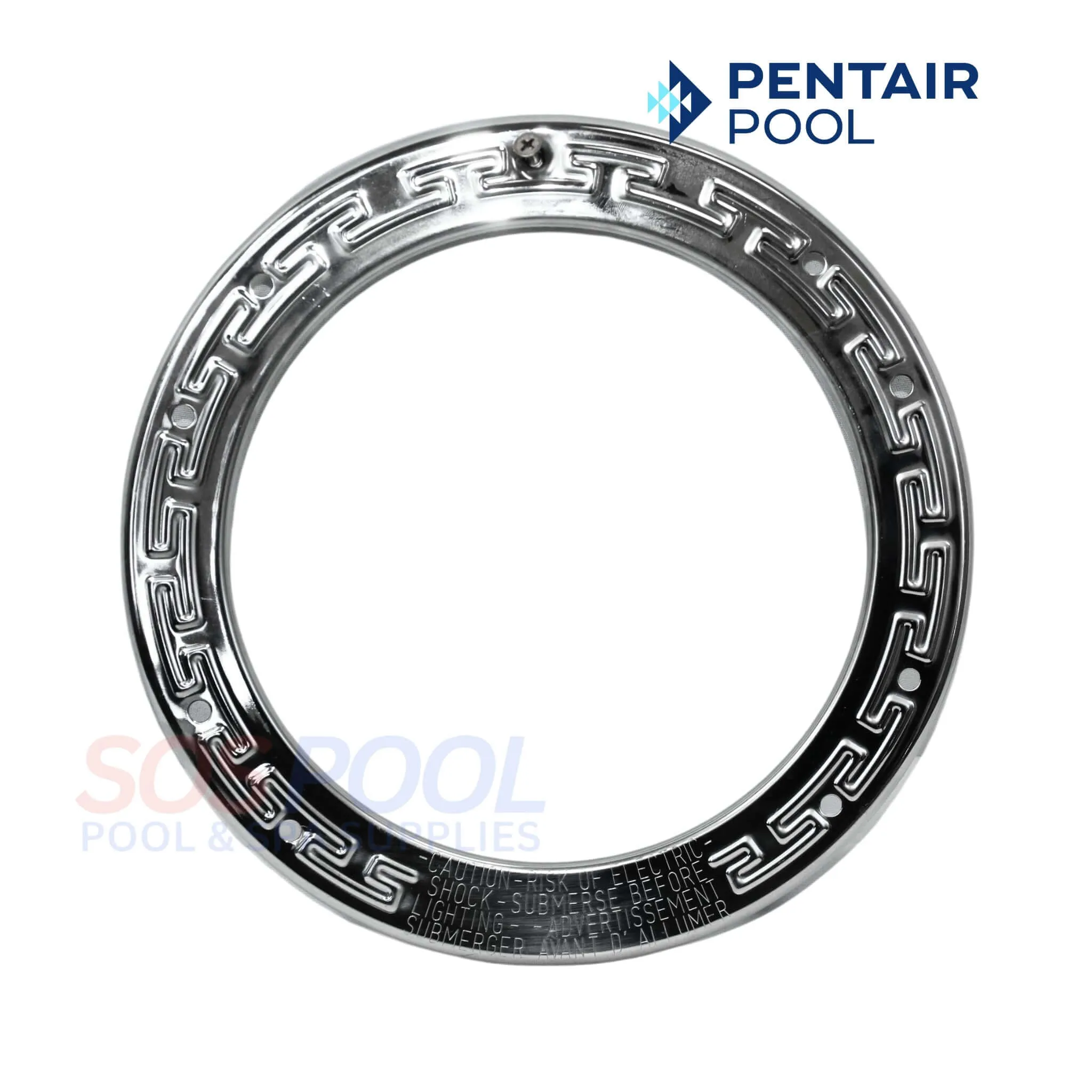 Pentair Stainless Steel Large Pool Light Face Ring Assembly | 79110600