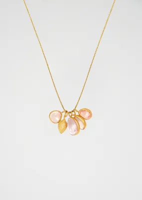 Peony Pink Colette Cardomon Necklace