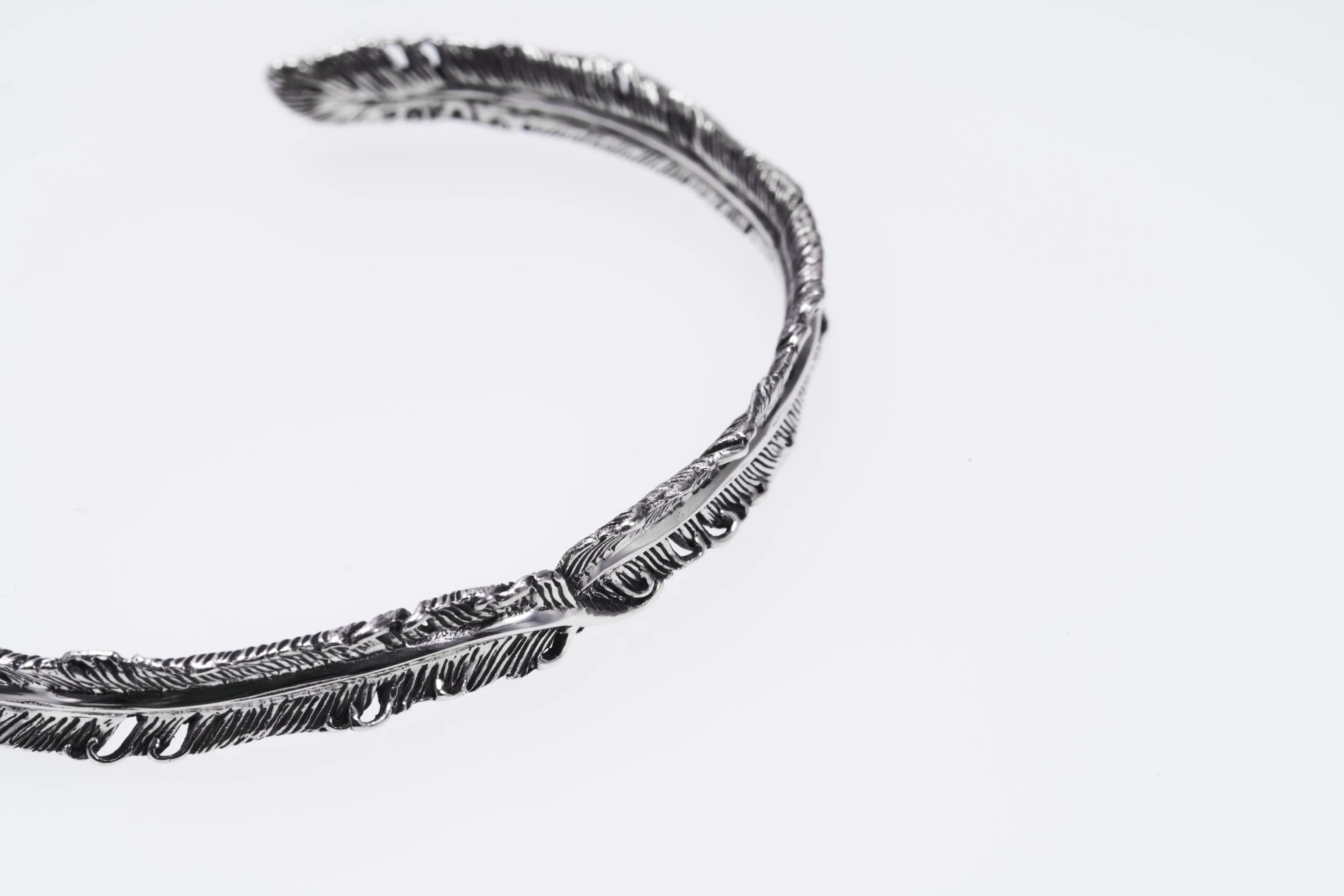 Phoenix Feather Bangle (S)