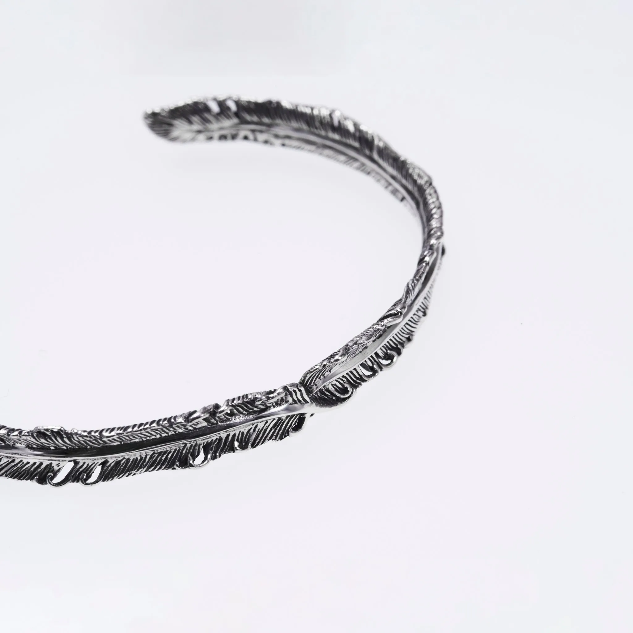 Phoenix Feather Bangle (S)