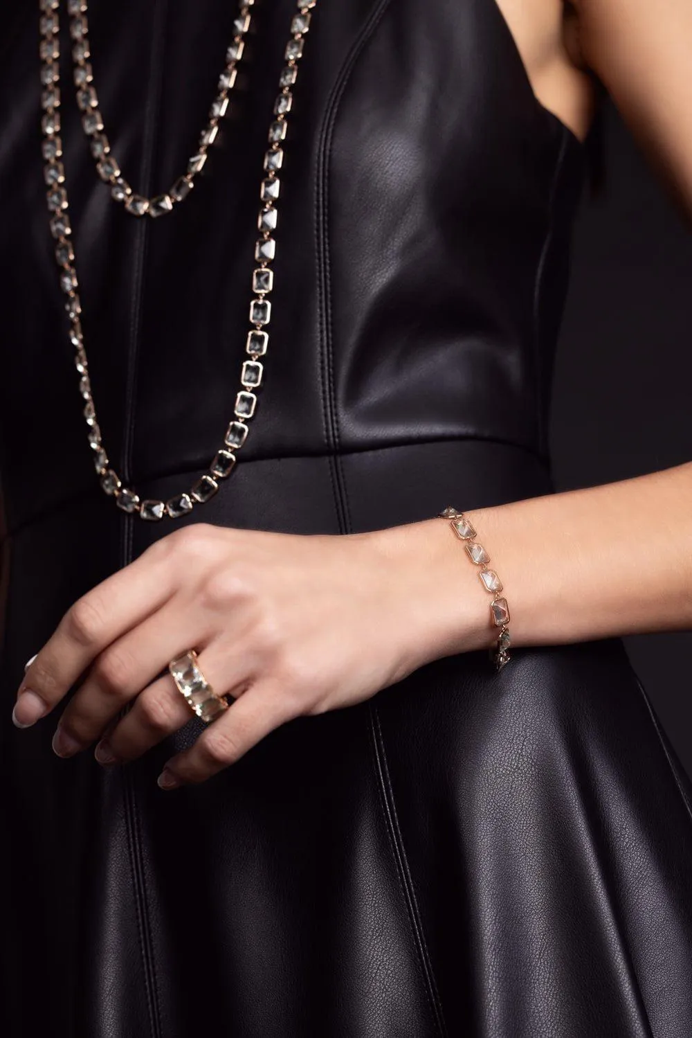 Pietra Emerald Cut Amethyst Bracelet