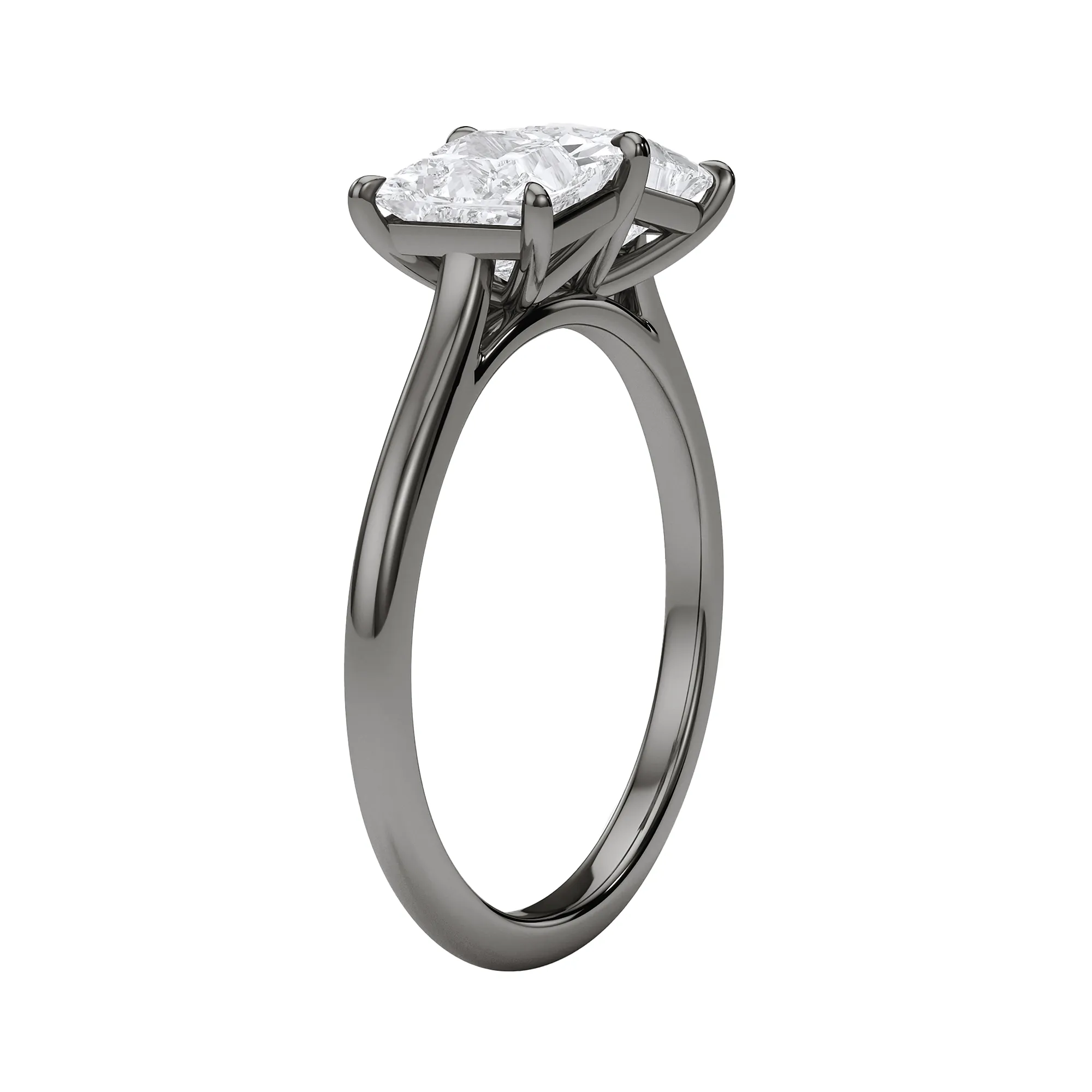 Princess Twin Diamond Ring