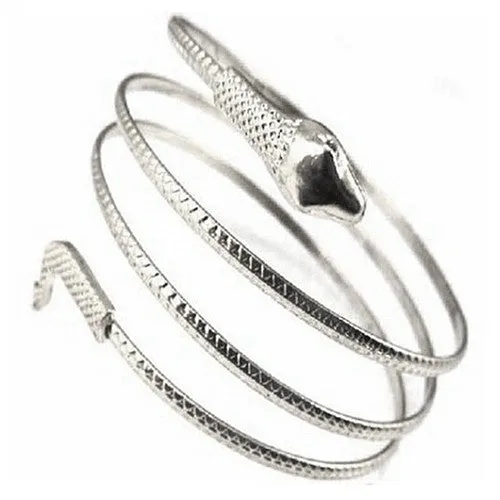 Punk Fashion Coiled Snake Spiral Upper Arm Cuff Armlet Armband Bangle Bracelet