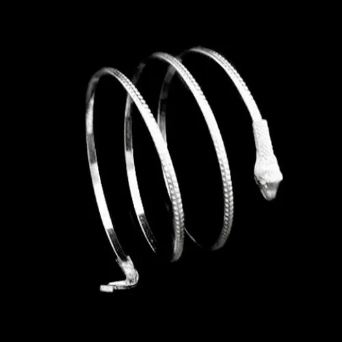Punk Fashion Coiled Snake Spiral Upper Arm Cuff Armlet Armband Bangle Bracelet