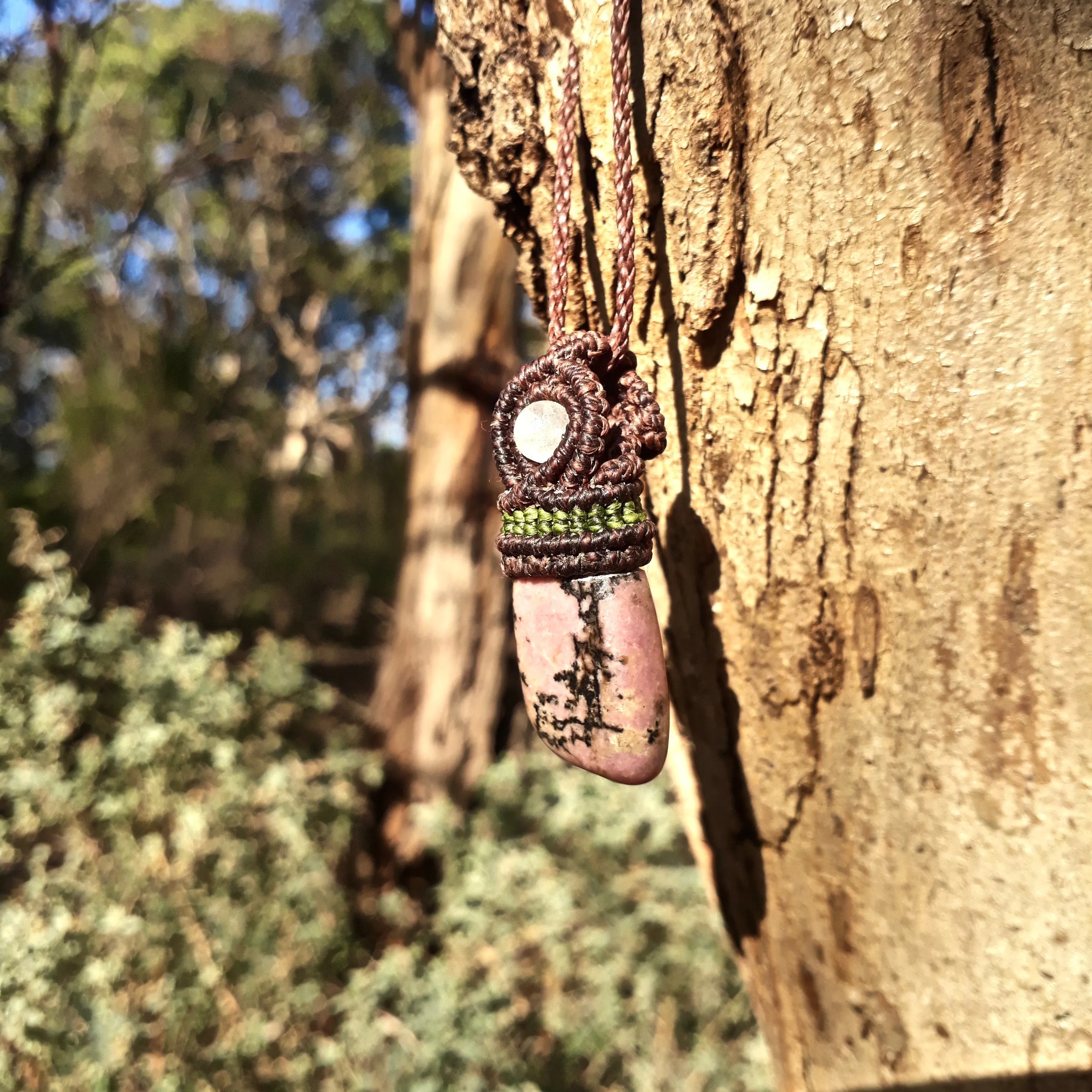Rhodonite necklace