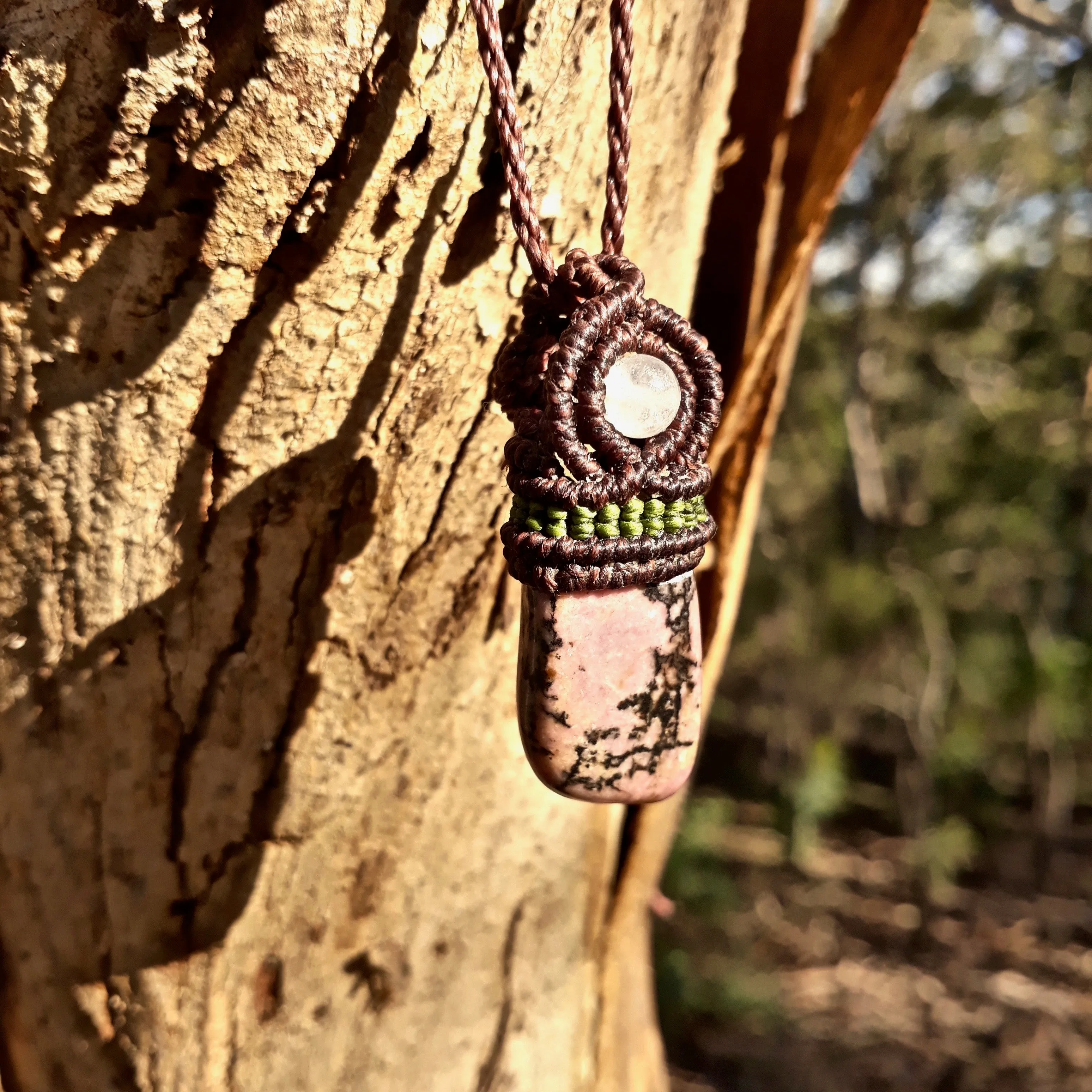 Rhodonite necklace