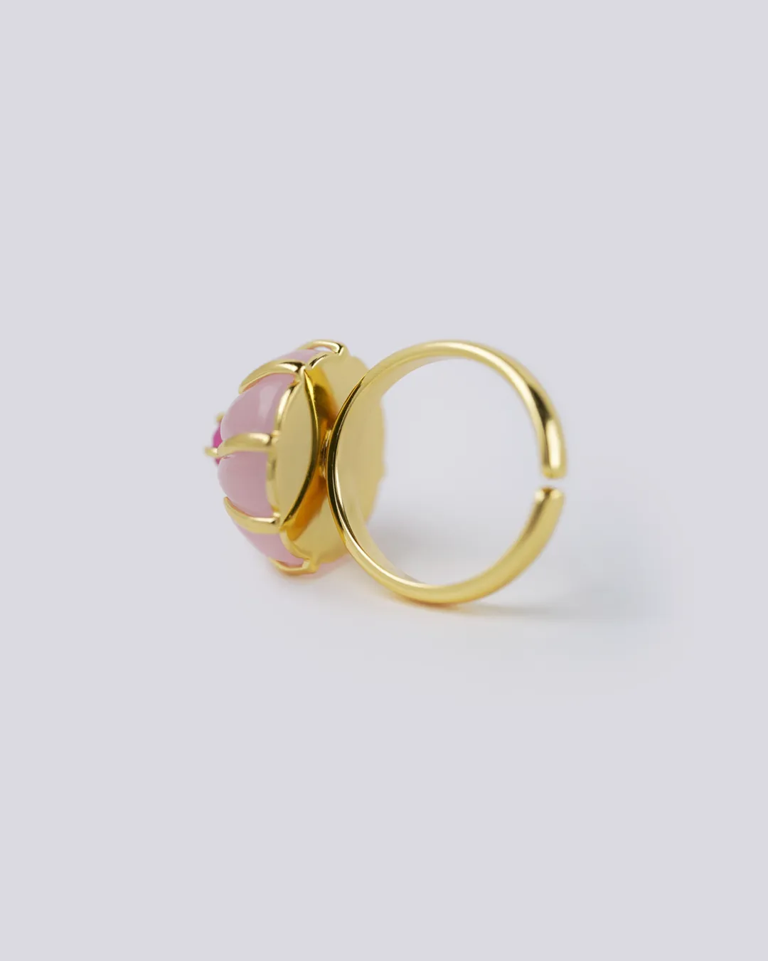 Rose Quartz Melon Ring
