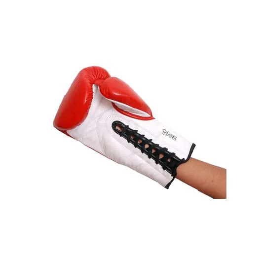 RXN Pro Boxing 2.0 Lace-up Boxing Gloves (Red)