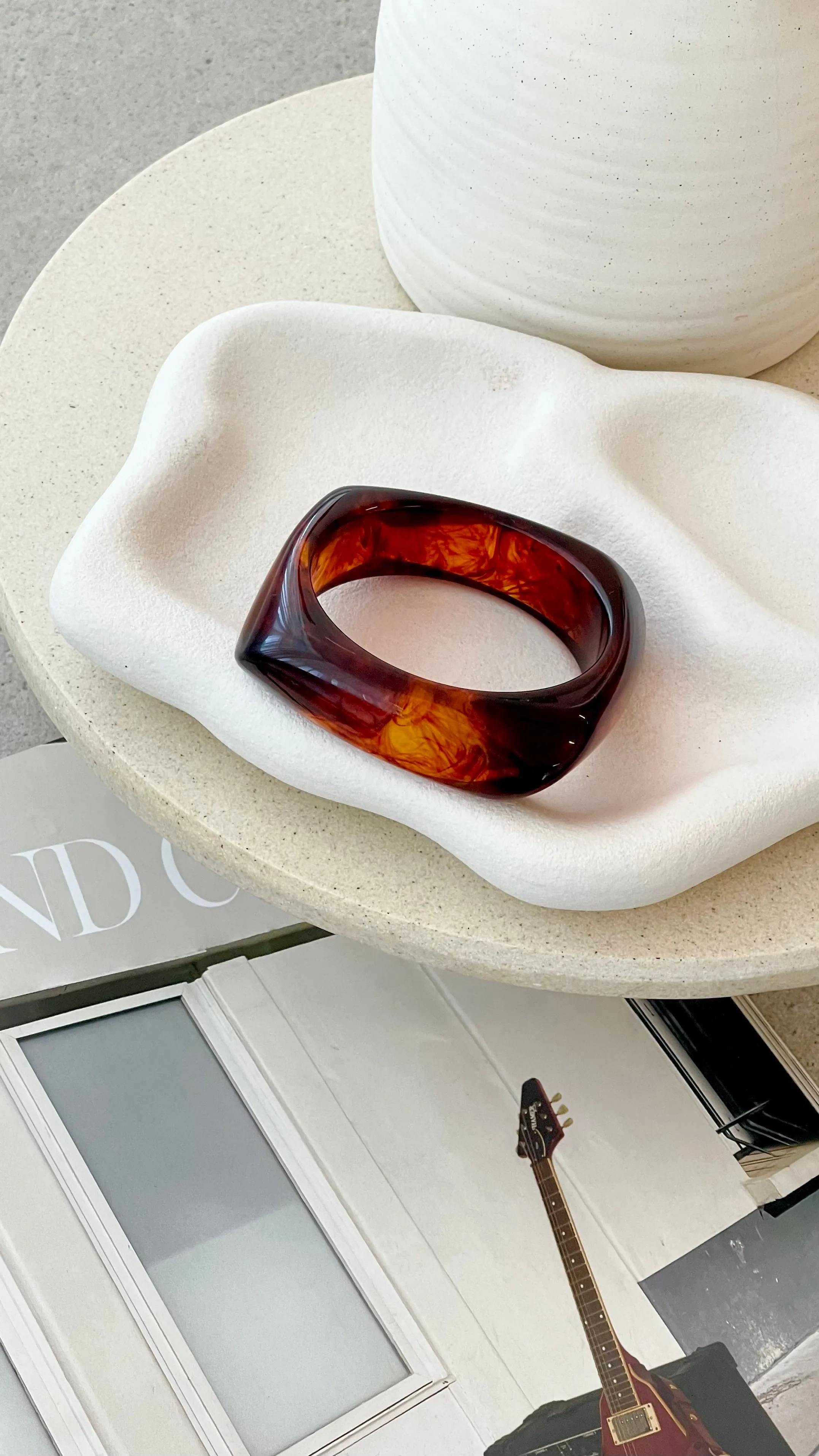 Salazar Bangle - Rum Resin