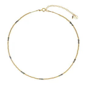 Savoy Choker Necklace ~ Raw Diamond