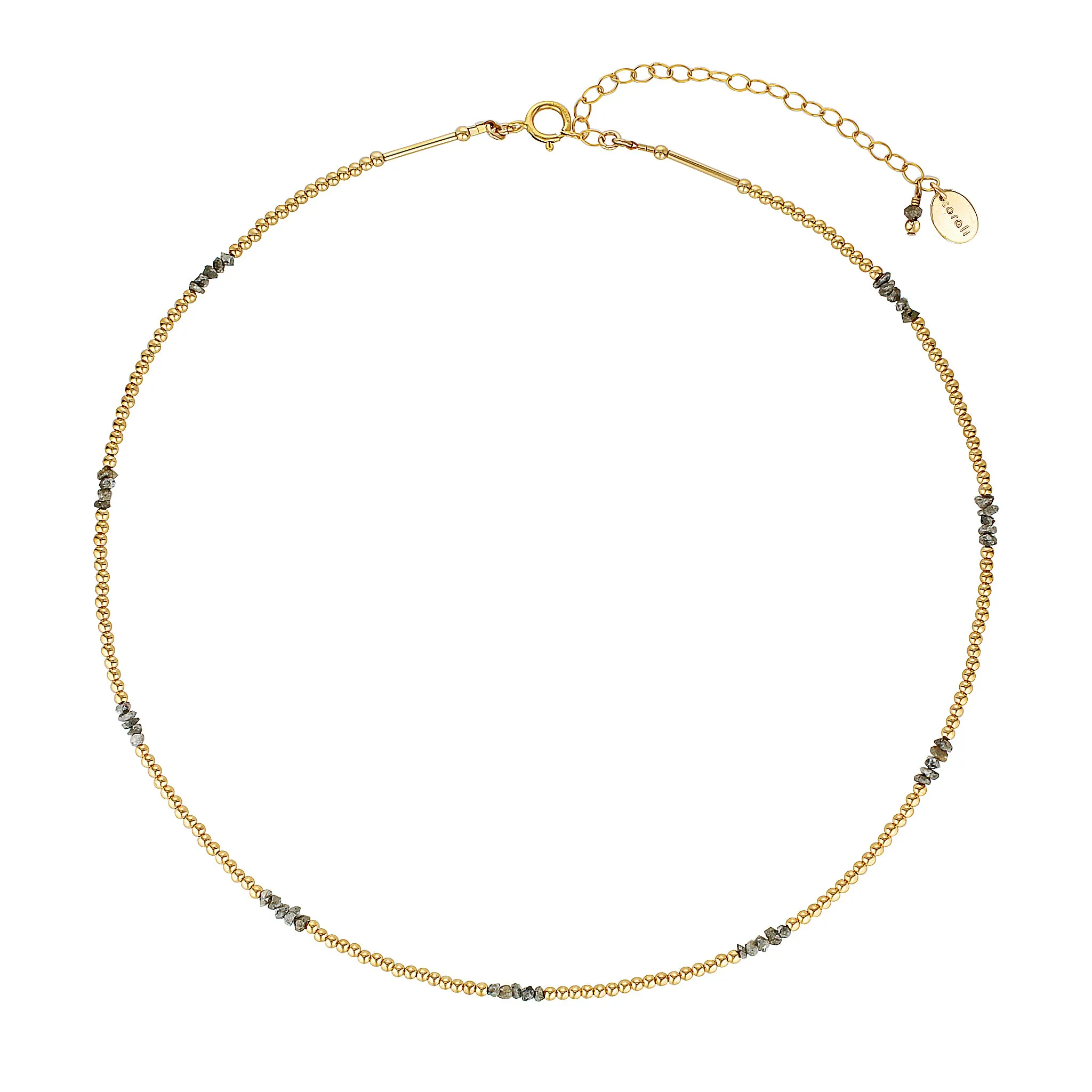 Savoy Choker Necklace ~ Raw Diamond