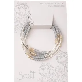 Scout Wrap Bracelet - Mist Combo / Silver