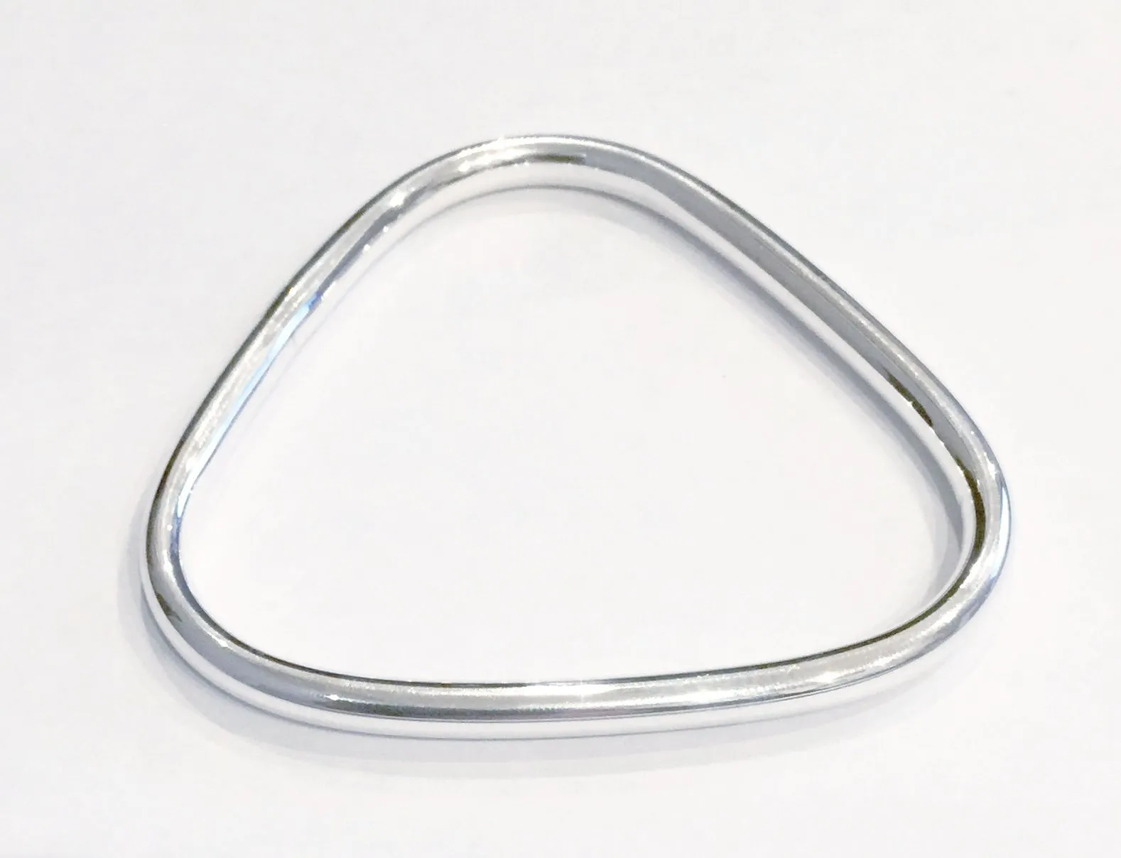 Silver Tri-Bangle