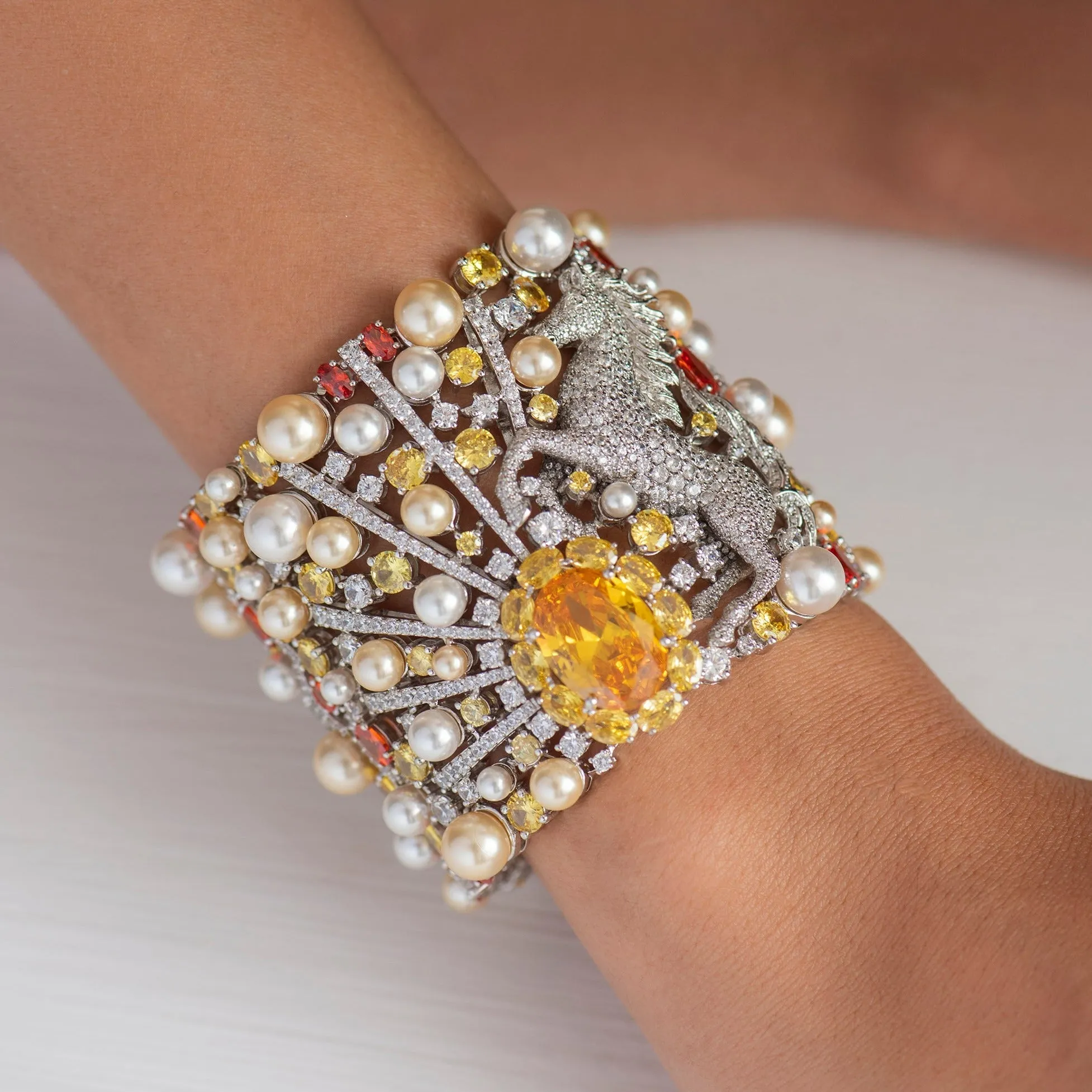 The Gladiatrix 92.5 Silver Bracelet