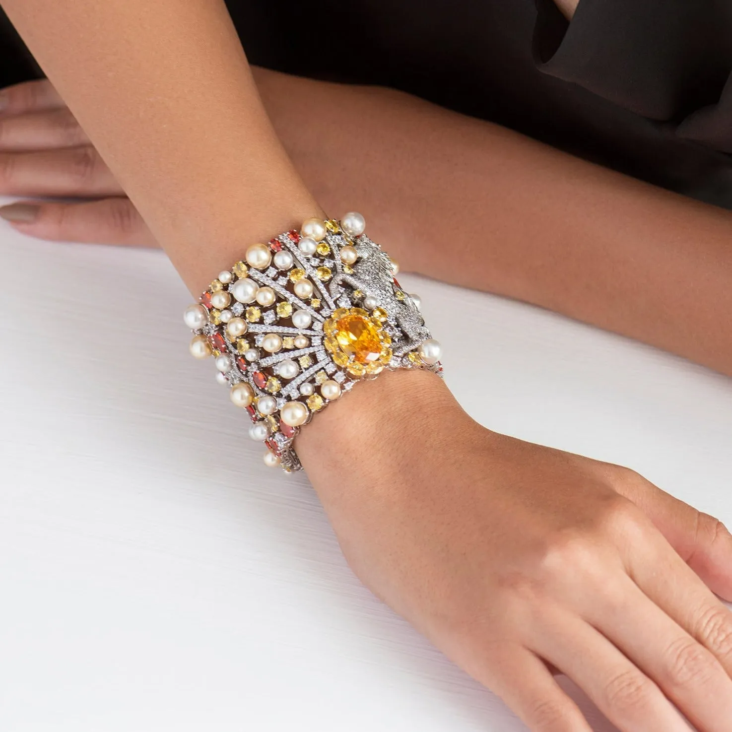 The Gladiatrix 92.5 Silver Bracelet