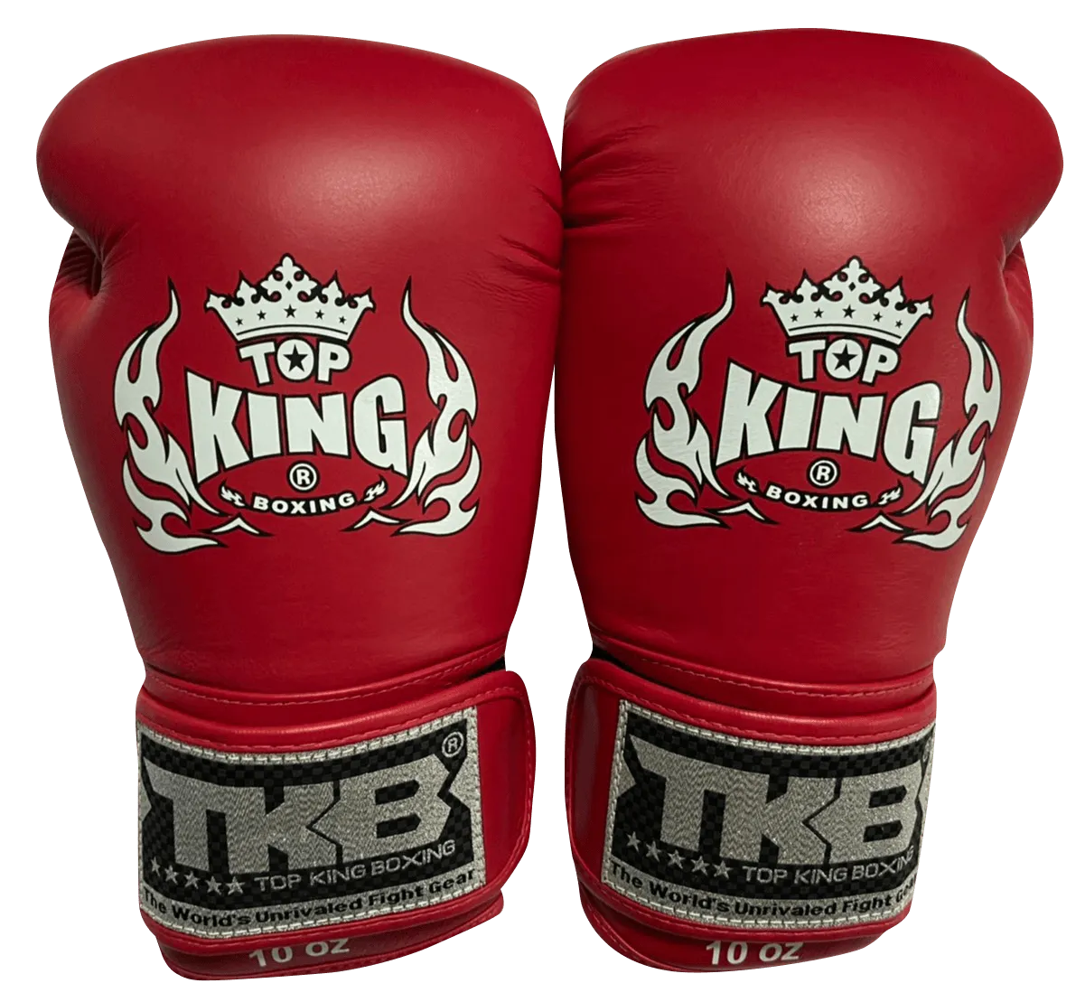 Top King Boxing Gloves Ultimate Velcor TKBGUV No Air Red