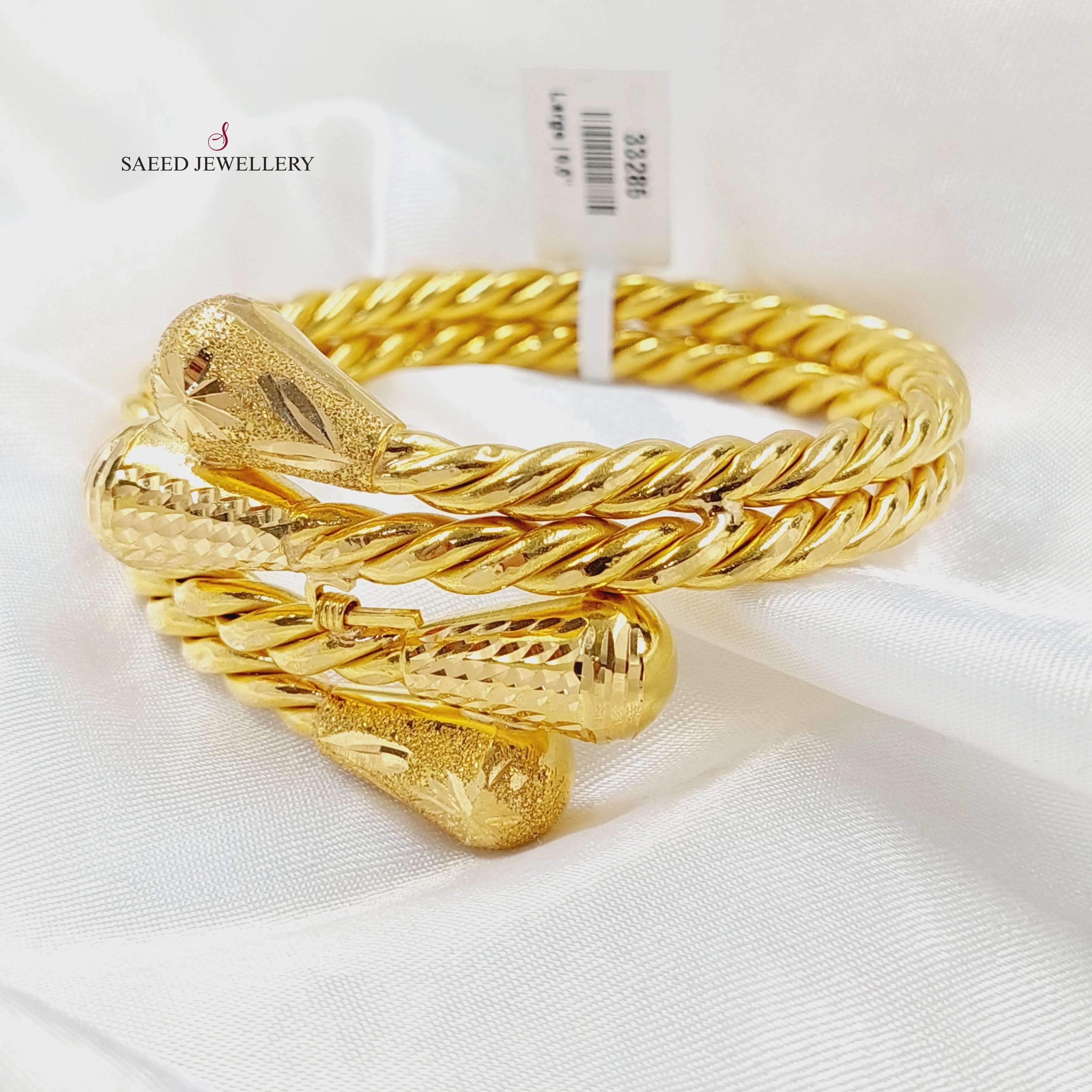Two Ranges pears Bangle Bracelet