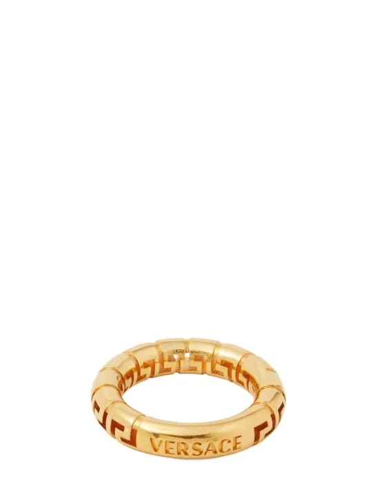 Versace   Greek motif ring 