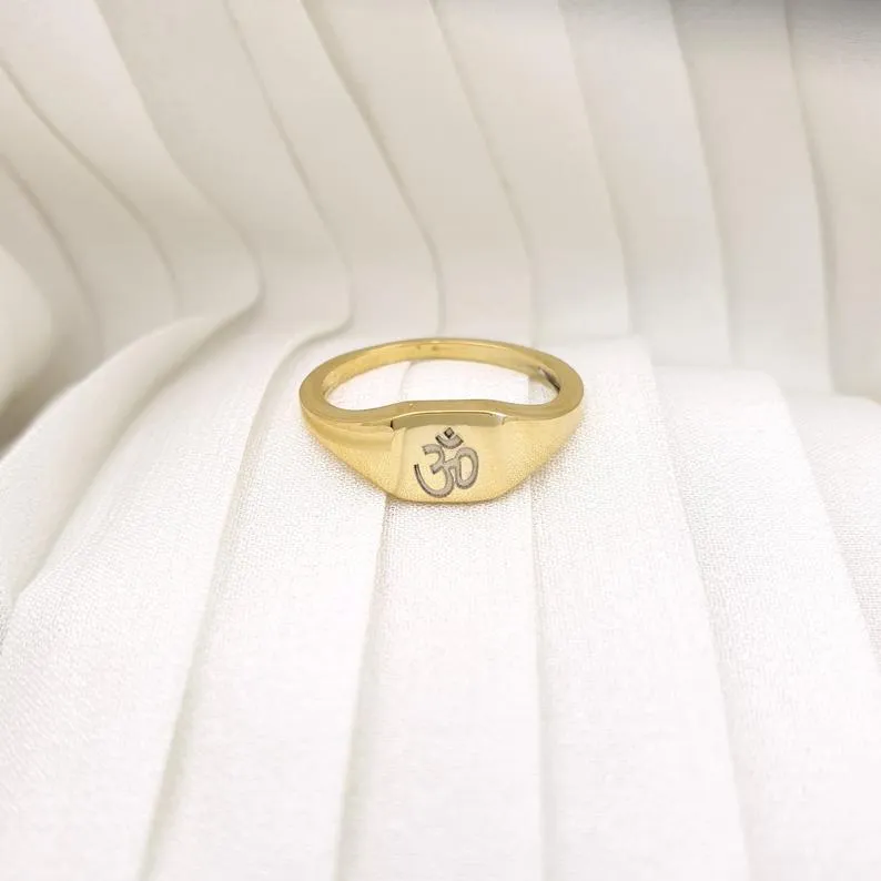 Yoga Ring In Solid Gold