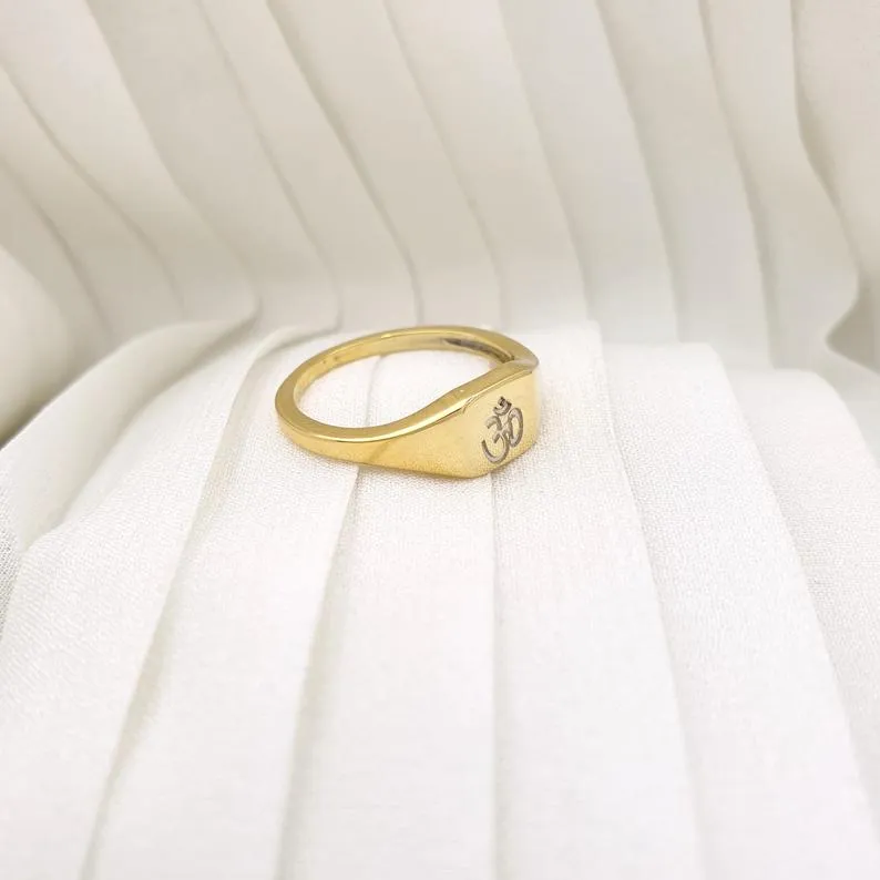 Yoga Ring In Solid Gold